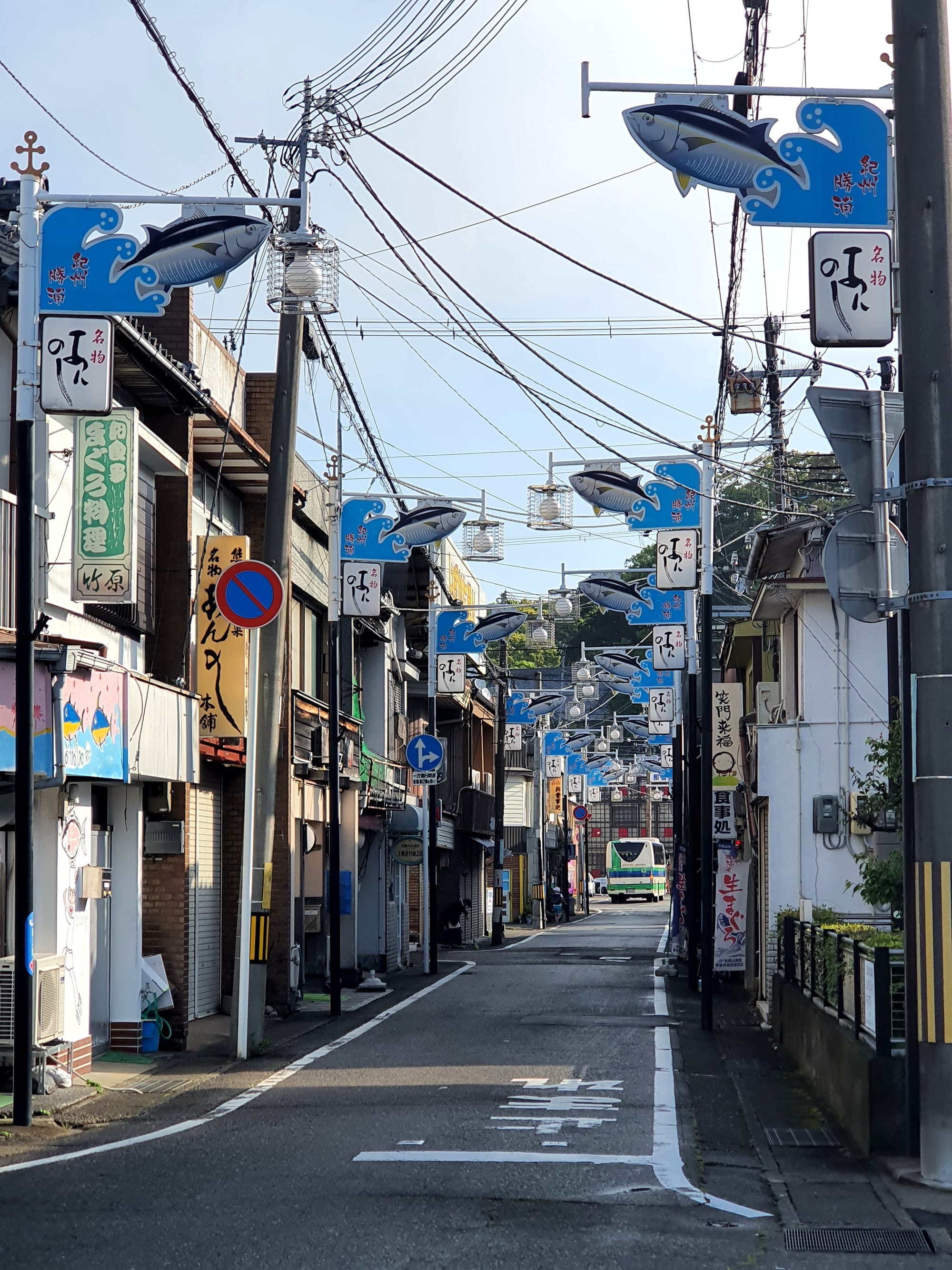 Kii-Katsuura, temple du thon et des sources chaudes